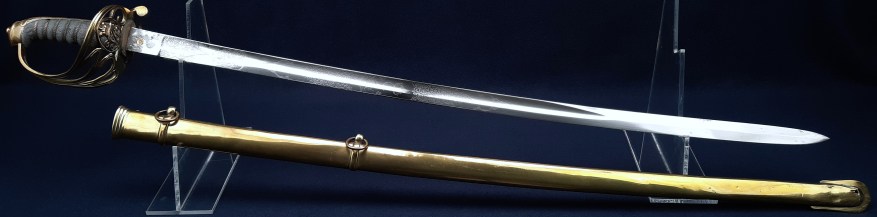 British 1845 Pattern Military Store Department Officers Sword, Col Herbert James Mills 02
